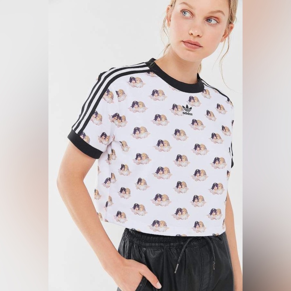 Adidas x Fiorucci Cropped Tee